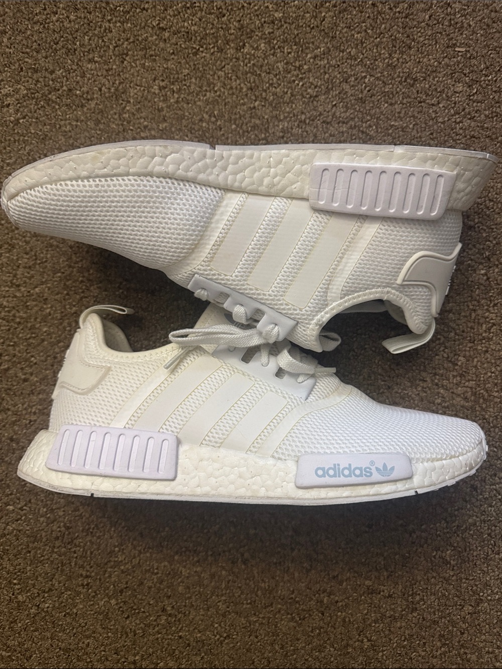 adidas White Men's NMD R1 Casual Sneakers